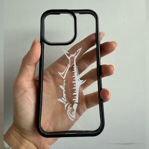 OtterBox Clear iPhone 16 Pro Case with Tarpon Fish Design Sticker